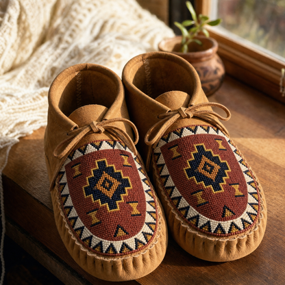 Sage's Slippers - Handmade Native Shoes
